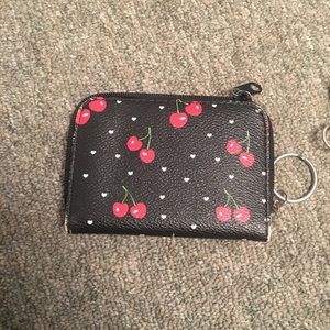 Cute cherry wallet